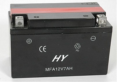 Аккумулятор кислотный 12N7-3A (137-77-120мм) Road