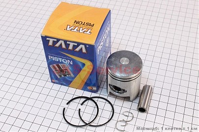 Поршень, кольца, палец к-кт Honda DIO ZX65 44мм +0,25 (палец 12мм)
