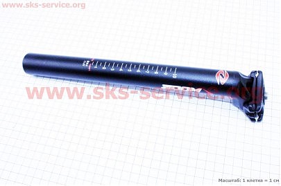 Труба сидения MTB 30,4x300мм, алюминиевая, чёрная SP-C212