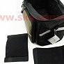Сумка трансформер на багажник, розкладні бічні кишені, світловідбиваючі смуги, чорно-сіра SCB-302