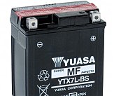 Аккумулятор сухозаряженный AGM 6Ah 100A YUASA YTX7L-BS 114x71x131