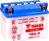 Аккумулятор сухозаряженный 4Ah 60A YUASA YB4L-B 120x70x92