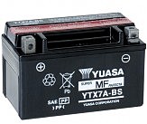 Аккумулятор сухозаряженный AGM 6Ah 105A YUASA YTX7A-BS 150x87x94