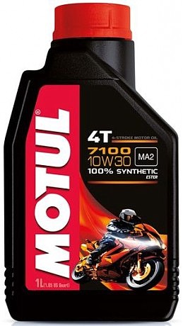Масло для 4-х тактных двигателей синтетическое 845411/7100 4T SAE 10W30 (1L)/104089