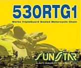Приводная цепь 530RTG1 Gold SS 530RTG1-122G 122x530