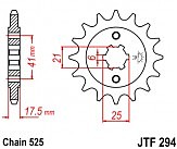 Звезда передняя JT JTF294.15 15x525