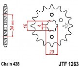 Звезда передняя JT JTF1263.14 14x428