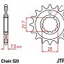 Зірка передня JT JTF1536.16 16x520