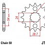 Звезда передняя JT JTF517.18 18x530