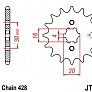 Звезда передняя JT JTF548.14 14x428