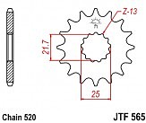 Звезда передняя JT JTF565.15 15x520