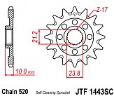 Зірка передня JT JTF1443.14SC 14x520