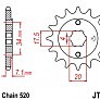Звезда передняя JT JTF266.13 13x520