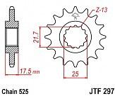 Звезда передняя JT JTF297.16 15x525