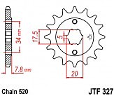 Звезда передняя JT JTF327.14 14x520