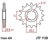 Зірка передня JT JTF1120.12 12x420