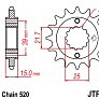 Зірка передня JT JTF1042.14 14x520