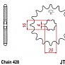 Звезда передняя JT JTF416.14 14x428