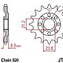 Зірка передня JT JTF284.12 12x520
