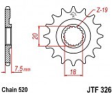 Звезда передняя JT JTF326.12 12x520