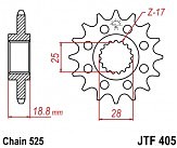 Зірка передня JT JTF405.20 20x525