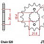 Звезда передняя JT JTF280.13 13x520
