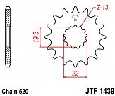Зірка передня JT JTF1439.13 13x520