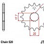 Зірка передня JT JTF564.14 14x520