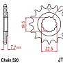 Звезда передняя JT JTF434.16 16x520