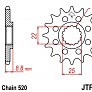 Звезда передняя JT JTF1901.14SC 14x520