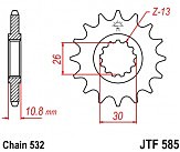 Звезда передняя JT JTF585.17 17x532