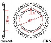 Зірка задня JT JTR5.47 47x520