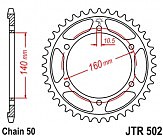 Звезда задняя JT JTR502.45 45x530