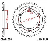 Звезда задняя JT JTR808.41 41x520