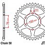 Звезда задняя JT JTR816.45 45x530