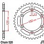 Звезда задняя 	JT JTR897.48SC
 48x520