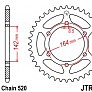 Звезда задняя JT JTR1068.46 46x520