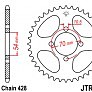 Зірка задня JT JTR1206.42 42x428