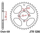 Звезда задняя JT JTR1206.42 42x428