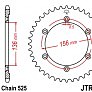 Звезда задняя JT JTR1791.41 41x525