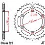Звезда задняя JT JTR210.47 47x520