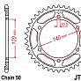 Звезда задняя JT JTR499.42 42x530