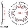 Звезда задняя JT JTR3.47 47x525