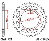 Звезда задняя JT JTR1465.47 47x420