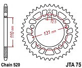 Звезда задняя легкосплавная JT JTA75.46 46x520
