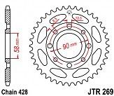Звезда задняя JT JTR269.38 38x428