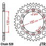 Звезда задняя JT JTR245/2.50 50x520