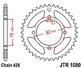 Зірка задня JT JTR1080.39 39x428