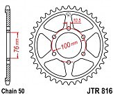 Звезда задняя JT JTR816.52 52x530