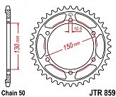 Звезда задняя JT JTR859.47 47x530